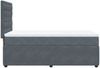 vidaXL Boxspringbett mit Matratze Dunkelgrau 90x200 cm Samt 3292251 Bild 5