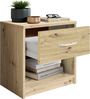 Nachtkommode 1 Schublade 38-533-R8 PEPE Artisan Eiche Nb. ca. 39 x 41 x 28 cm Bild 4