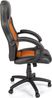 Tresko Racing Chefsessel Bürostuhl Drehstuhl Schalensitz Bürosessel Schreibtischstuhl schwarz/orange Bild 3