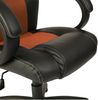 Tresko Racing Chefsessel Bürostuhl Drehstuhl Schalensitz Bürosessel Schreibtischstuhl schwarz/orange Bild 5