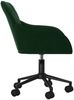 vidaXL Bürostuhl Drehbar Dunkelgrün Samt, 78 x 61 x 56 cm Bild 4