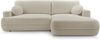 AX LIVING Ecksofa mit Schlaffunktion Peoni 267cm beige mit Bettkasten R Bild 2