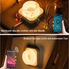 Diyarts LED Nachtlicht, LED fest integriert, Farbwechsel, App-Steuerung mit Timer x stufenlos dimmbar x USB aufladbar Bild 3