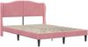 vidaXL Bettrahmen mit Kopfteil Rosa 160 x 200 cm Samt 3415217 Bild 4