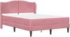 vidaXL Bettrahmen mit Kopfteil Rosa 160 x 200 cm Samt 3415217 Bild 3