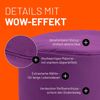 Lumaland Indoor Outdoor Sitzhocker 25x45 cm - Runder Sitzpouf, Sitzsack Bodenkissen, Rundhocker, Bean Bag Pouf - Wasserabweisend - Pflegeleicht - ideal für Kinder und Erwachsene - Lila Bild 5