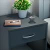 CASARIA® Nachttisch mit Schublade 50cm Anthrazit Bild 4