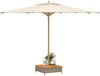 vidaXL Verkleidung für Sonnenschirmständer Grau 70x70x25 cm Akazie 365953 Bild 4