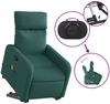 vidaXL Massagesessel mit Aufstehhilfe Dunkelgrün Stoff 3206714 Bild 5