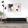 vidaXL Schlafsofa mit Getränkehaltern Schwarz Samt 351854 Bild 3
