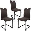 TRISENS Freischwinger Marcello (3 St), Schwingstuhl mit robustem Metallgestell in Stoff-Optik Bild 5