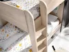Vente-unique - RICARDO Bett Holz, Platte GrauBeige - B 111 cm x H 150 cm x L 255 cm Bild 5