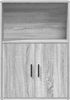 vidaXL Bücherregal Grau Sonoma 60x24x85 cm Holzwerkstoff 860414 Bild 4