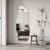 Boromal Dekospiegel groß 165x60 cm Ganzkörperspiegel für Flur Wohnzimmer Schlafzimmer (Wandspiegel Flur gross, Rahmenlos, Asymmetrisch Spiegel), 5mm HD Glas Bild 5