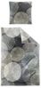 Irisette Zobel Flausch Cotton Bettwäsche 135x200 Punkte stein grau mint 8553-11 Bild 4