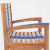 Gartenbank Teakbank DAGAD - Holz Teak 220x59x92 cm | Holzbank 220 Cm Gartenbank Sitzbank Mit Lehne Wetterfest Bank Garten Terrasse Bild 5