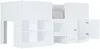 Vente-unique - BOUTANIO Bett Holz, Platte Weiß - B 95,4 cm x H 96,7 cm x L 196 cm Bild 4