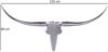 FINEBUY Wanddekoobjekt FB37874 (Deko Hirschgeweih Aluminium 125 cm Silber modern), Wanddeko Metall Design Hirschkopf Geweih Wand groß Bild 3