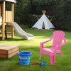 Spetebo Kinderstuhl Kinder Lounge Gartenstuhl aus Kunststoff (Stück, 1 St), Robuster Garten Loungesessel für Kleinkinder Bild 3