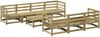 vidaXL 8-tlg. Garten-Sofagarnitur Kiefernholz Imprägniert 3299322 Bild 2