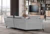 KAWOLA Sofa GARBO Designsofa Stoff grau links offen 92 x 158 x 280 cm Bild 2