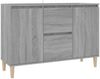 vidaXL Sideboard Grau Sonoma-Eiche 103,5x35x70 cm Holzwerkstoff 815163 Bild 2
