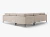 Micadoni Ecksofa Bemy 5-Sitzer Samt Beige Bild 3