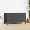vidaXL Gartentruhe Grau 121x55x64 cm Massivholz Kiefer 823845 Bild 3
