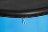 PVC-Abdeckplane Ø 240 cm, schwarz, rund Bild 5