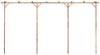 vidaXL Pergola Bambus 385x40x205 cm 341747 Bild 4