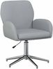 vidaXL Drehstuhl 54 x 58 x 90 cm Hellgrau Stoff 42034336 Bild 2