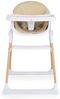 Cangaroo Kinderhochstuhl Almond Holzoptik klappbar Doppeltablett Sicherheitsgurt beige Bild 3