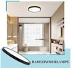 ZMH LED Deckenleuchte flach rund 18–30cm schwarz weiß Küchenlampe hell augenschonend, Augenshutz, LED fest integriert, 4000K, Modern Flurlampe Bild 4