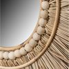 Levandeo® Dekoobjekt, Spiegel Seegras Ø 55cm Wandspiegel Rund Flurspiegel Wanddeko Boho Bild 3