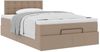 vidaXL Ottoman-Bett mit Matratze Cappuccino-Braun 120x190cm Kunstleder 3311297 Bild 5