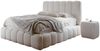 Compleo Polsterbett boucle CONDIS, Wolkenbett, Kopfteilhöhe: 127 cm (exklusives Bett), Nachttische als Option, Bett cloudy, dekorativen Rillen Bild 2