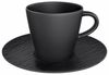Villeroy & Boch Manufacture Rock Kaffeetasse mit Untertasse schwarz Bild 4