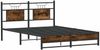 vidaXL Bettgestell ohne Matratze Räuchereiche 140x200 cm Holzwerkstoff 4106909 Bild 5