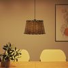 vidaXL Lampenschirm Braun Ø45x28 cm Korbweide 364378 Bild 3