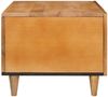 vidaXL Couchtisch mit Tür Hellbraun 80 x 50 x 40 cm Massivholz Akazie 4018085 Bild 4