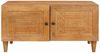 vidaXL Couchtisch mit Tür Hellbraun 80 x 50 x 40 cm Massivholz Akazie 4018085 Bild 3