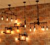 LED Balkenpendelleuchte 4-flammig in Industrial Wasserrohr Rostoptik Bild 5