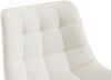 Barhocker SYDNEY - Creme, Samt Barhocker mit Lehne Barstuhl Tresenhocker Tresenstuhl Kneipenhocker Kneipenstuhl Bild 4