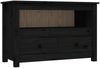 vidaXL TV-Schrank Schwarz79x35x52 cm Massivholz Kiefer 821501 Bild 2