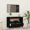 vidaXL TV-Schrank Schwarz79x35x52 cm Massivholz Kiefer 821501 Bild 3