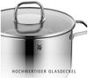 WMF Topf-Set Inspiration, Cromargan® Edelstahl Rostfrei 18/10 (Set, 9-tlg, Bratentopf Ø 20 cm, Fleischtopf Ø 16/20/24 cm, Stielkasserolle Ø 16 cm), Induktion Bild 3