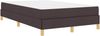 vidaXL Boxspringbett mit Matratze Dunkelbraun 120 x 200 cm Stoff 3398559 Bild 5