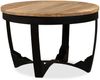 vidaXL Couchtisch Raues Massivholz Mango 60x40 cm 244673 Bild 5