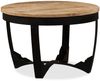 vidaXL Couchtisch Raues Massivholz Mango 60x40 cm 244673 Bild 3