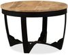 vidaXL Couchtisch Raues Massivholz Mango 60x40 cm 244673 Bild 4